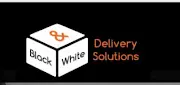 Black and White Delivery Solutions  Logo