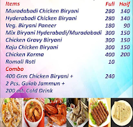 Paskiza sahi chicken biryani menu 1