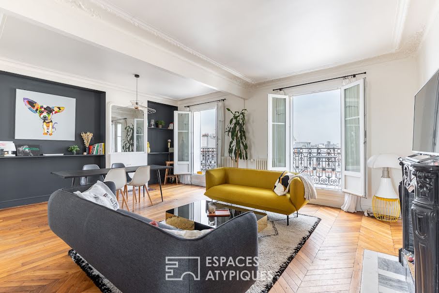 Vente appartement 5 pièces 128 m² à Paris 18ème (75018), 1 098 000 €