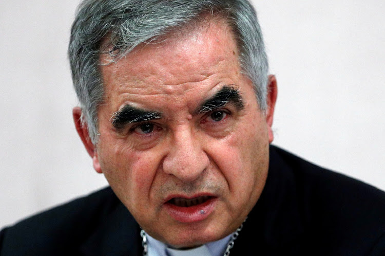 Cardinal Giovanni Angelo Becciu. Picture: REUTERS/GUGLIELMO MANGIAPANE