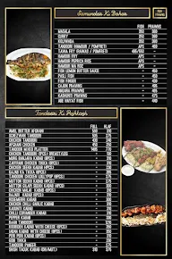 Arabian Chillies Restaurant menu 3