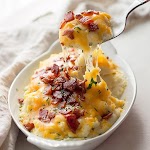 Loaded Cauliflower (low carb, keto) was pinched from <a href="https://www.lowcarbmaven.com/loaded-cauliflower-low-carb-keto/" target="_blank" rel="noopener">www.lowcarbmaven.com.</a>