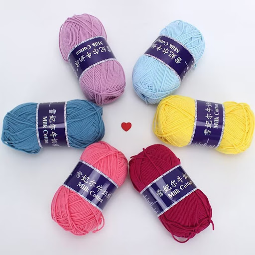 Title 2, Xuefeier 5-Strand Milk Cotton Wool Ball Five-st...