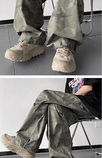 Title 7, American High Waist Loose Wide Leg Workwear Pan...