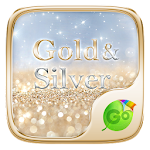 Cover Image of ダウンロード Gold & Silver Keyboard Theme 3.2 APK