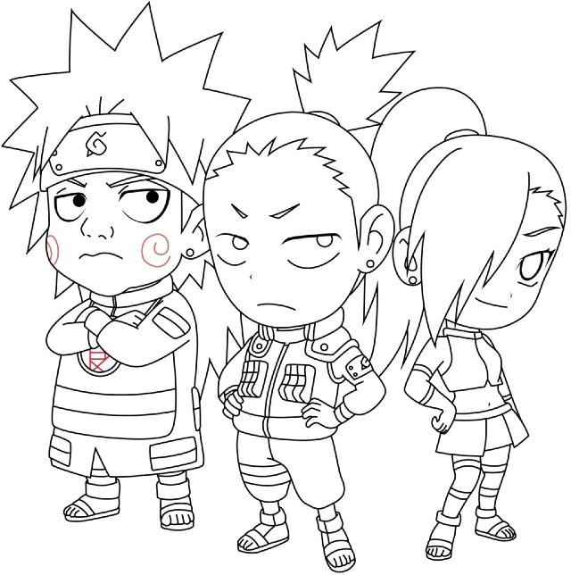 Desenho do Naruto para Colorir: 52 Modelos para Imprimir Grátis