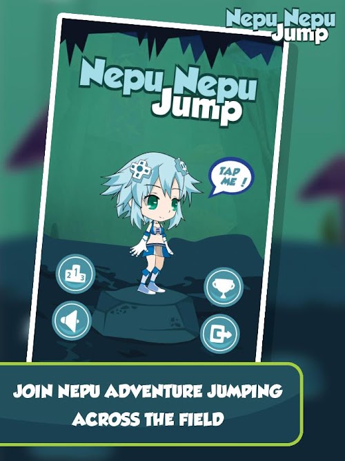 Android application Hyperdimension Nepu Nepu Jump screenshort