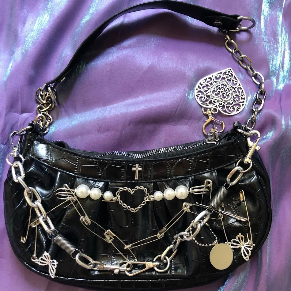 Y2K Millennium Spice Girl Retro Dumpling Schoudertas met één schouderband - Stijlvol en praktisch voor een unieke, retro look.