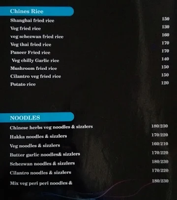 Zephyr menu 