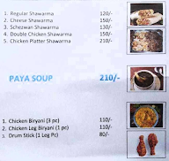 China Treat menu 1