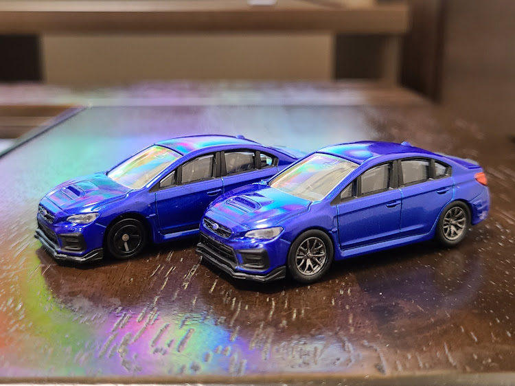 WRX STIの夜練・名港トリトン・金城ふ頭・トミカ改造に関するカスタム