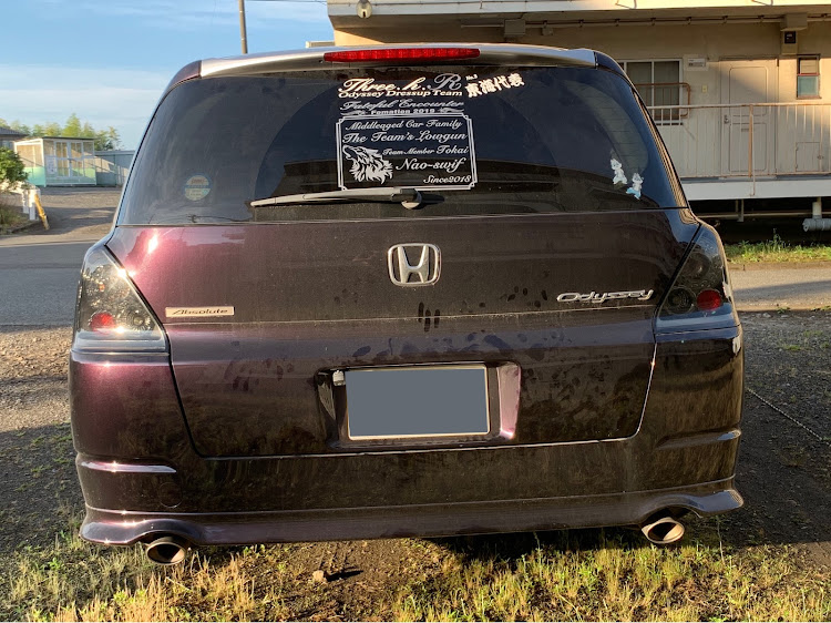 オデッセイのおはようございます😄・久しぶりの車いじりPart 2・HONDA The Power of Dreams・介護職の方々、いつでも応援しています📣・当たり前の事が当たり前に出来る世の中にに関するカスタム事例の投稿画像3枚目
