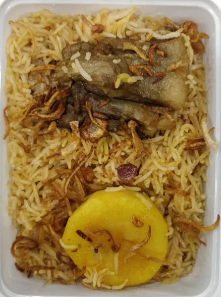 Dhakai Mutton Biriyani [1 Piece Mutton, 1 Piece Potato]