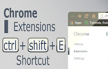 Extensions Page Keyboard Shortcut small promo image