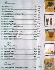 Peace Restaurant menu 1