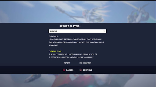 Overwatch 2 Reporting Method