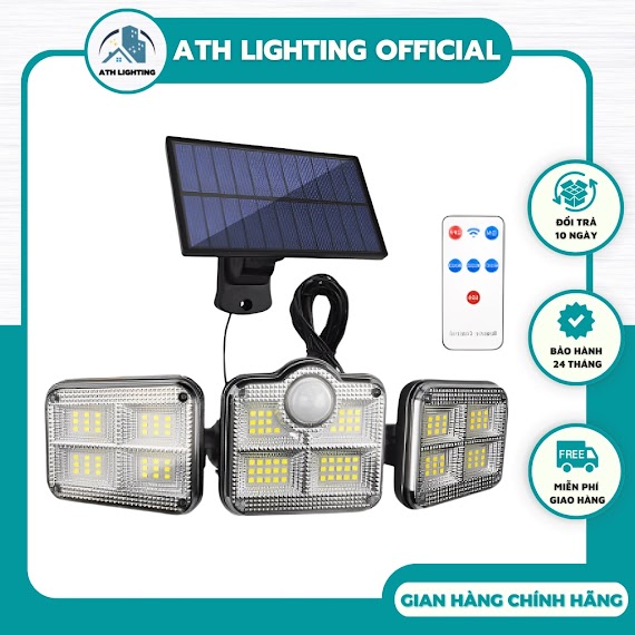 Đèn Năng Lượng Mặt Trời Cảm Ứng Ath Lighting Tự Động Bật Tắt, Loại Đèn Led Năng Lượng Cảm Biến Người Cao Cấp