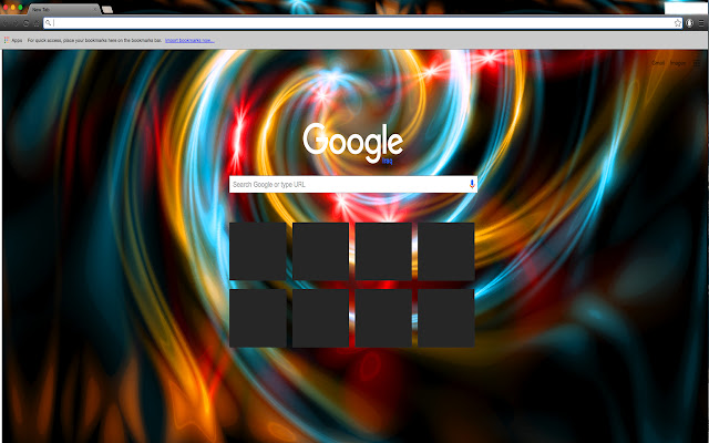 Multi Colour Swirl chrome extension