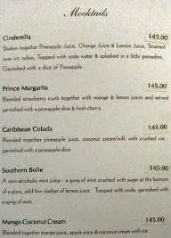 Touch Of Class - The Central Court Hotel menu 5