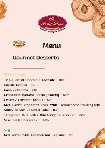 The Goan Oven Bakery & Cafe (Tgo) menu 