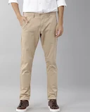 Aps- Mens Plain Trouser - Beige