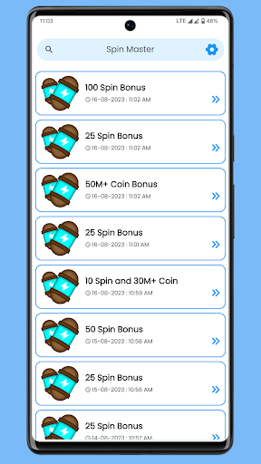 Screenshot Spin Master - Daily Spin Links