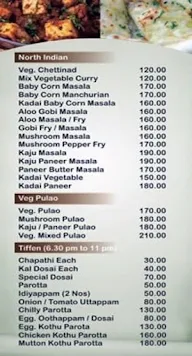 Hotel Arasu Chettinad menu 5