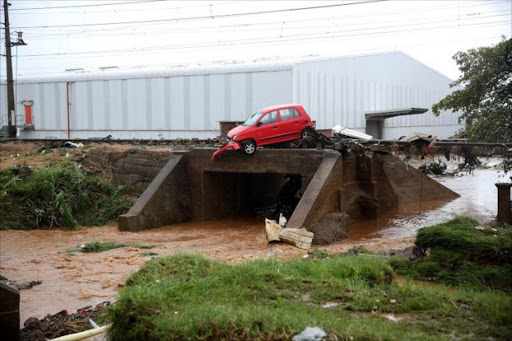 South coast towns from Port Shepstone to the Bluff were the hardest hit in KwaZulu-Natal. This picture was taken in Isipingo, South of Durban. Picture: THULI DLAMINI