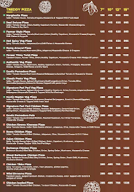 Treddy Pizza menu 1