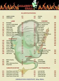 Alladin's Grill menu 2