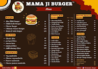 Mama Ji Burger menu 1