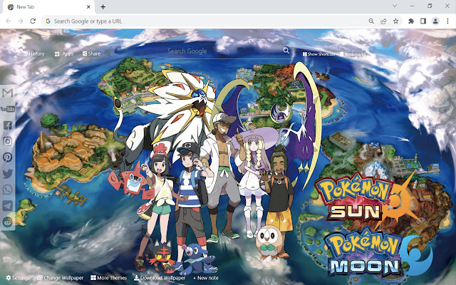 Pokemon Sun and Moon Wallpaper