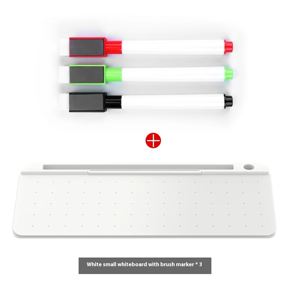 Teclado para computador Desktop Quadro branco Escrita Caixa de armazenamento portátil. Mantenha tudo organizado e eficiente para trabalho ou estudos em casa.