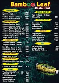 Bamboo Leaf Restaurant menu 1