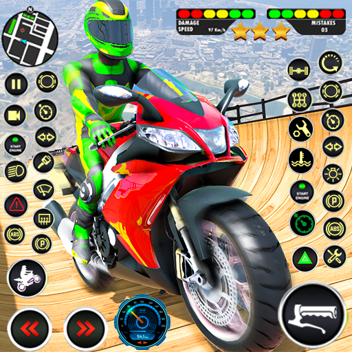 Screenshot Mega Ramp Bike Stunt Driving