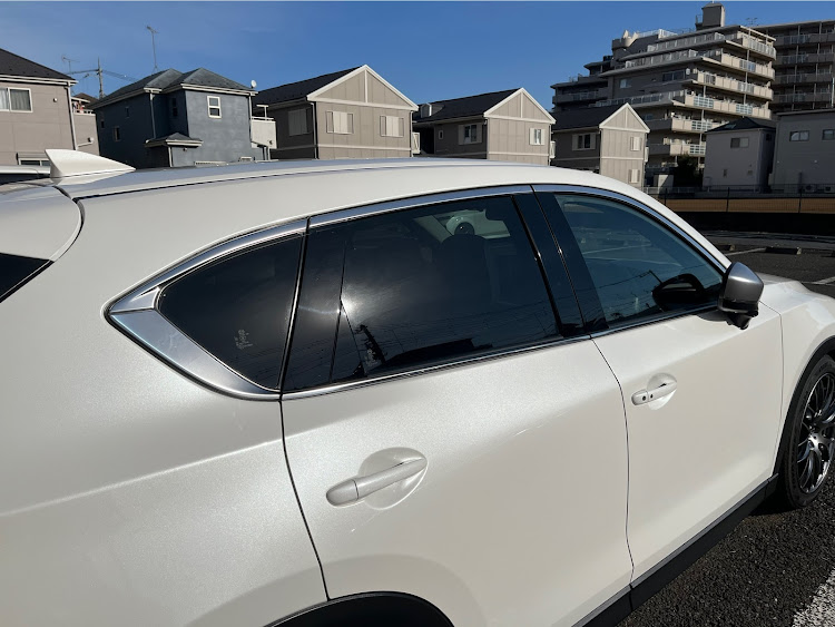 CX-5のcx-5 KF・25T・サムライプロデュース・ドアウィンドウトリム・DIYに関するカスタム事例の投稿画像1枚目