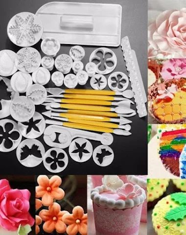 37-delige plastic koekjesvormset vo - 0