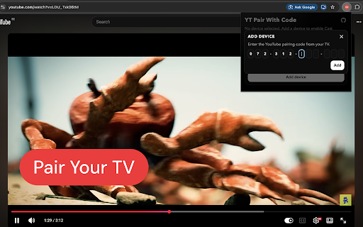 YT Pair With Code screenshot 1