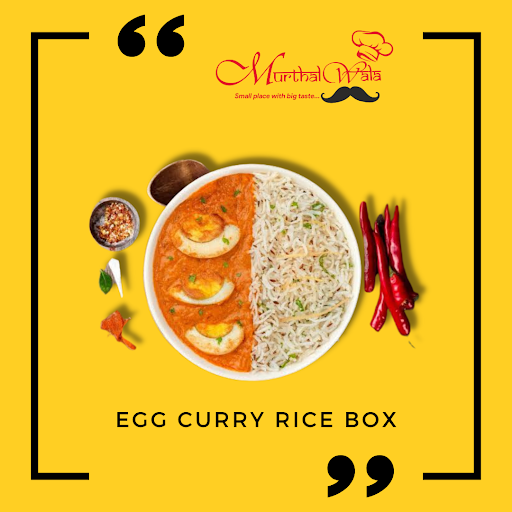 Egg Curry Rice Box