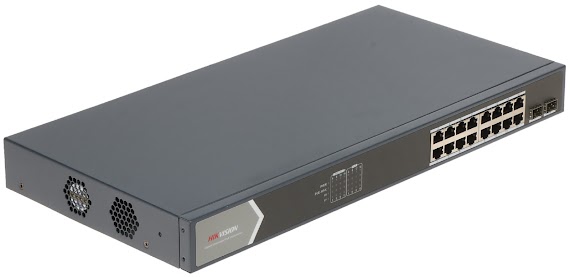 Switch Gigabit 16 Cổng Poe 1000M Hikvision Ds - 3E0518P - E/M - Hàng Chính Hãng