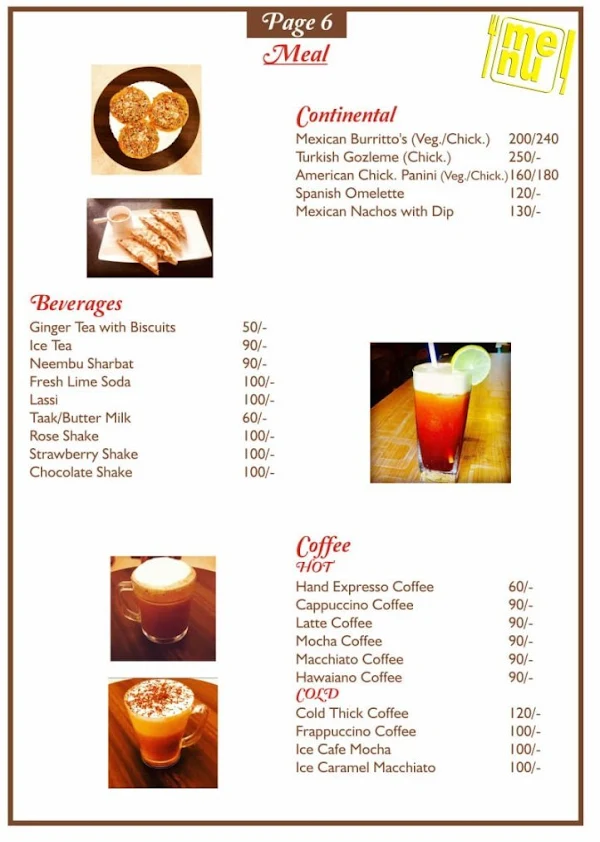 Bombay Flavours menu 