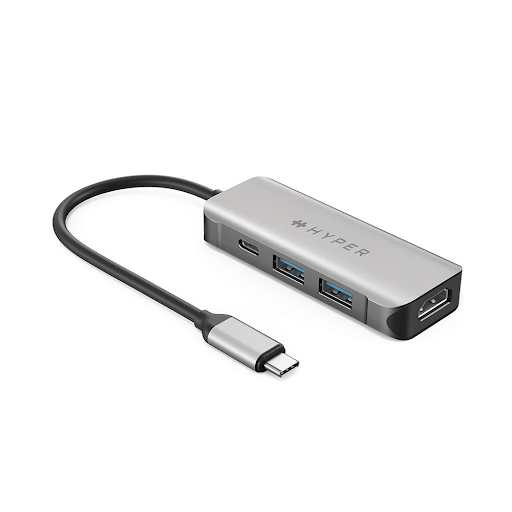 Bộ Chia/ Hub HyperDriver HDMI 4K 60Hz 4 IN 1 USB-C Hub HD41