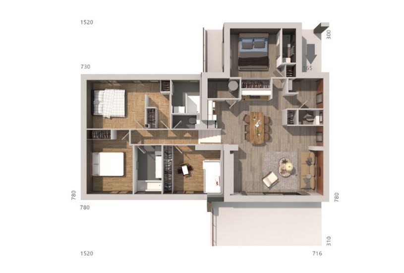  Vente Terrain + Maison - Terrain : 1 802m² - Maison : 110m² à Bize-Minervois (11120) 