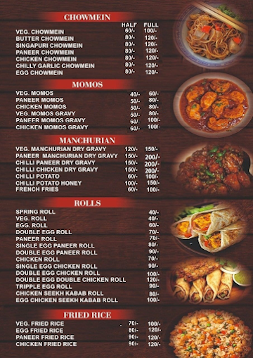 Samariya Chinese Fast Food menu 