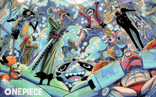 Chrome One Piece - ColoSpread (1366x768)