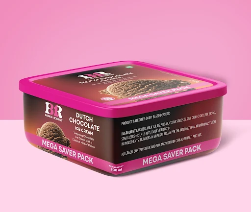 Dutch Chocolate Ice Cream (Factory Sealed 700 Ml)