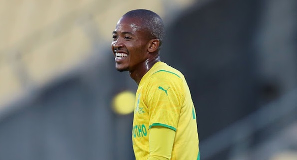 Thapelo Morena of Mamelodi Sundowns.