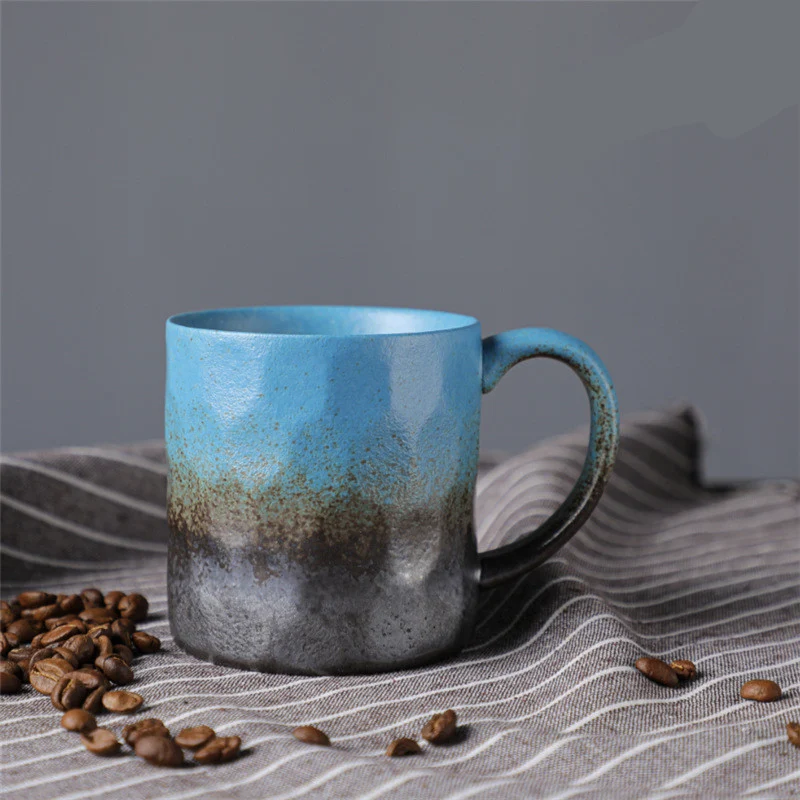 Title 3, Taza de café cerámica estilo japonés, retro. Di...