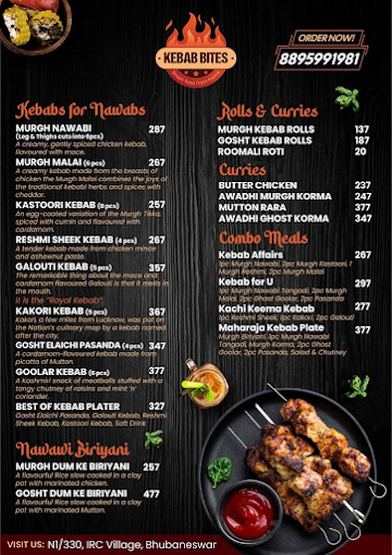 Kebab Bites menu 