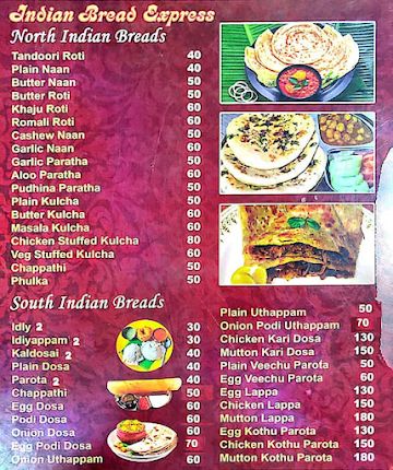 Maruthu Chettinad Restaurant menu 